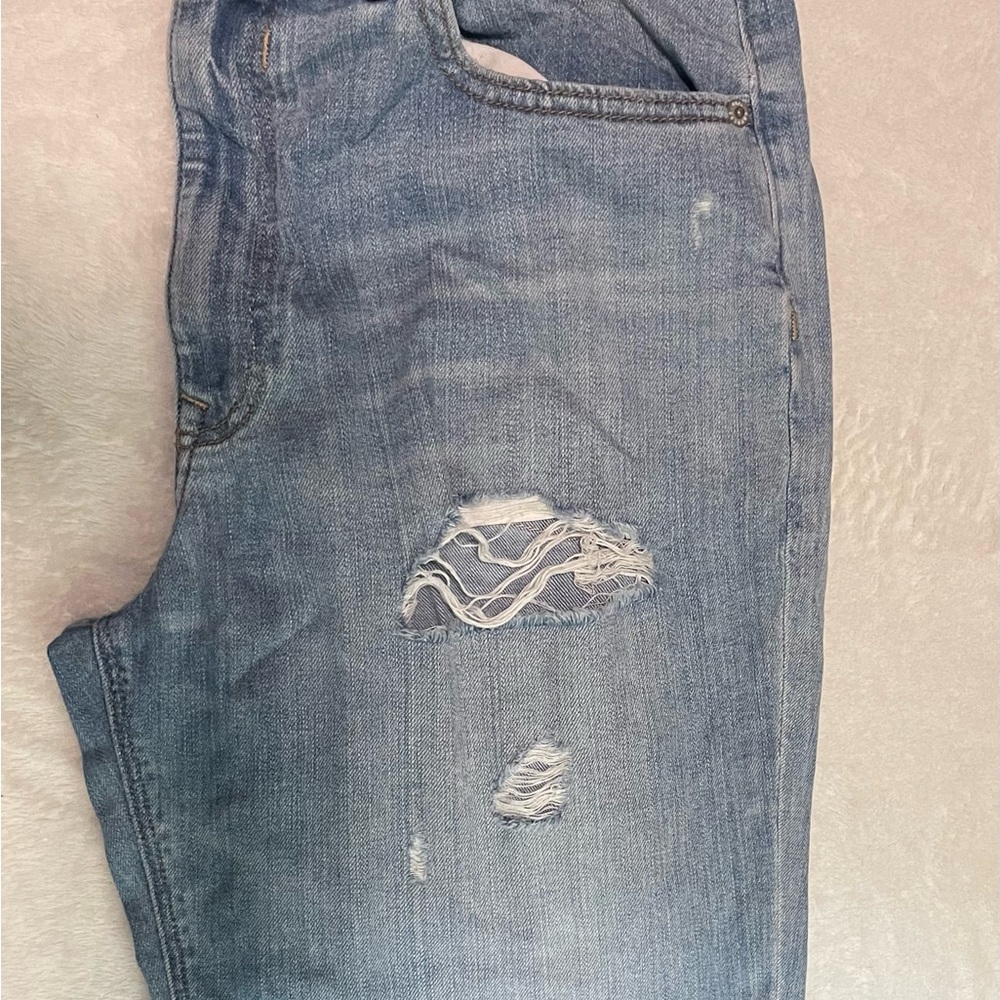 Express Light Wash Ripped Jeans - Picture 3 of 5